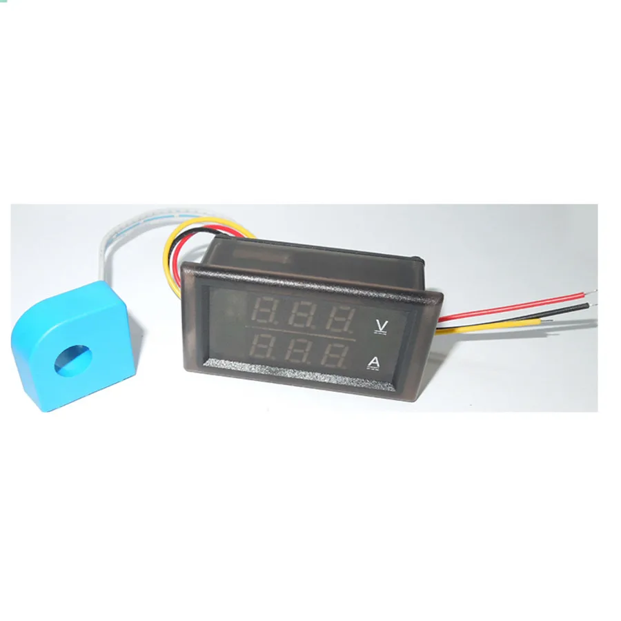 Цифровой дисплей YB28VA Hall DC вольтметр измеритель тока головка светодиодный