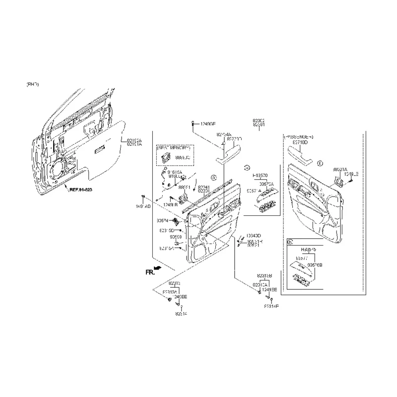 Переключатель управления складыми левыми боковыми зеркалами для Kia Sedona Entourage