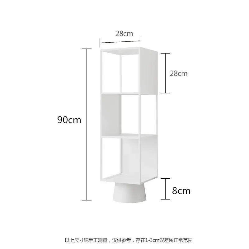 Креативная угловая вертикальная книжная полка для анормамента напольная