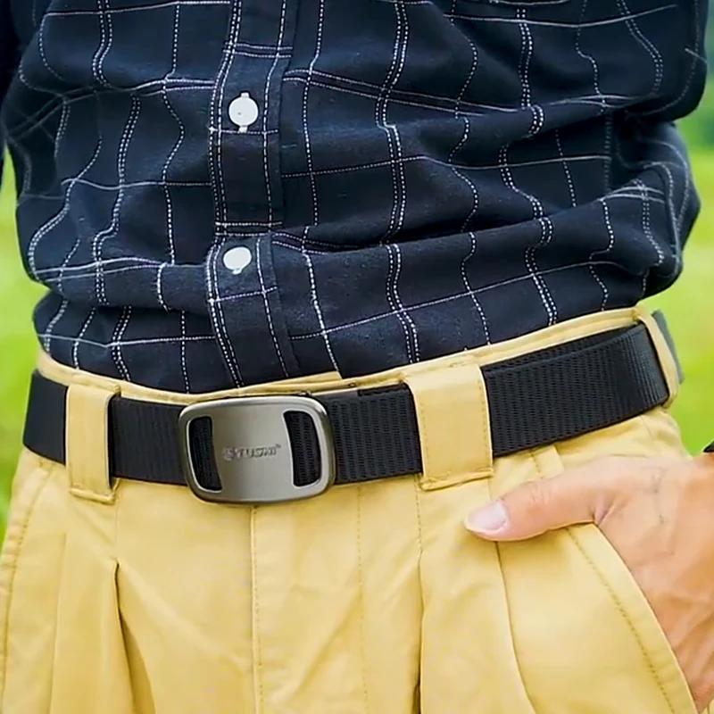 VATLTY 3 4 см повседневный ремень для мужчин цинковый сплав автоматическая пряжка