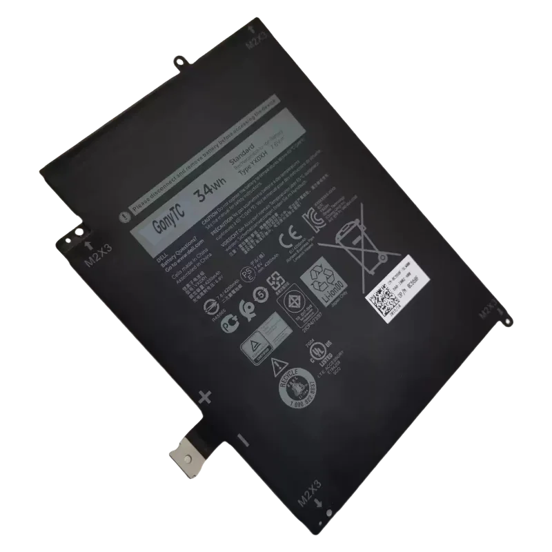 Фото YX0XH оригинальный аккумулятор для ноутбука 7,6 В 34 Втч 4250 мАч YXOXH для Dell Latitude 12 7000 7285 2-в-1 OWYCVV 0WYCVV C668F 0C668F №4