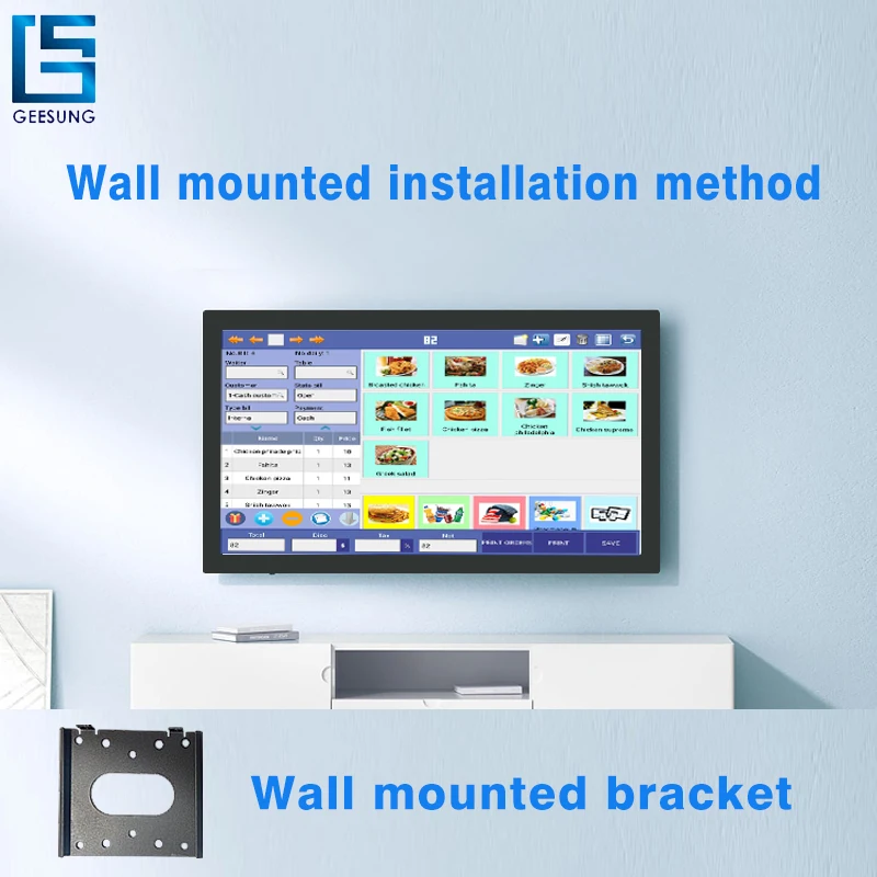 CARAV телефон диагональю 21 5 дюйма сенсорная система POS-терминала для ресторанов