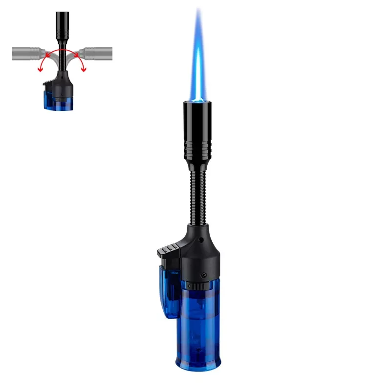 

Hose Windproof Flames Gas Lighter Torch Turbo Lighter BBQ Kitchen Cooking Jewelry Welding Smoking CandleCigar Cigarette Lighters
