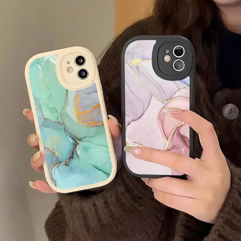 

Marble Art Phone Case Hard Leather Phone Case for iPhone 13 12 Mini 11 14 Pro Max Xs X Xr 7 8 Plus 6 6s Se 2022 silicone Cover