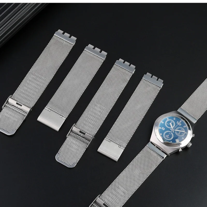 

Ремешок «Миланская петля» для часов, металлический браслет из нержавеющей стали для мужчин и женщин, прочный браслет для наручных часов, 17 м...