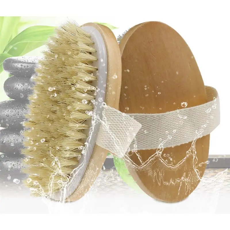 

Щетка для душа с мягкой щетиной и ремешком на руку