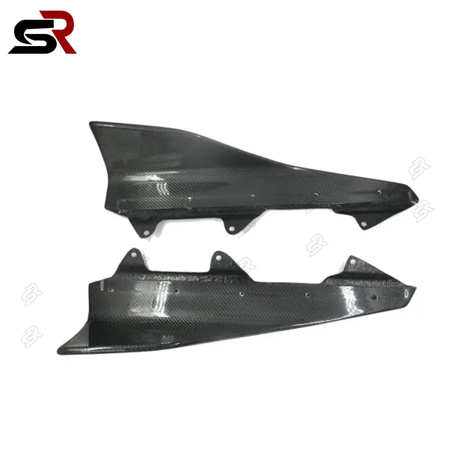 BMW 2-серия M2 F87 M2C 2014-2019 отделение faldón lateral de fibra carbono Real labio parachoques Canards 2 шт.