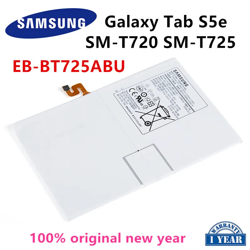 

Оригинальный телефон SAMSUNG 7040 мАч, Сменный аккумулятор для планшета Samsung Galaxy Tab S5e T725C T720