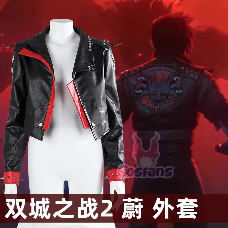 LoL Arcane 2 игра LOL Vi женское черное пальто из искусственной кожи костюм куртка