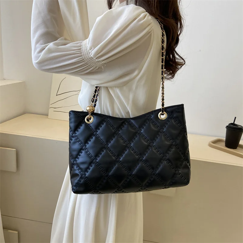 

2023 Work Handbag for Women Office Designer Shoulder Bags Luxury Brand Tote Bag Fashion Chains Top-Handle Bags Sac A Main Bolsa