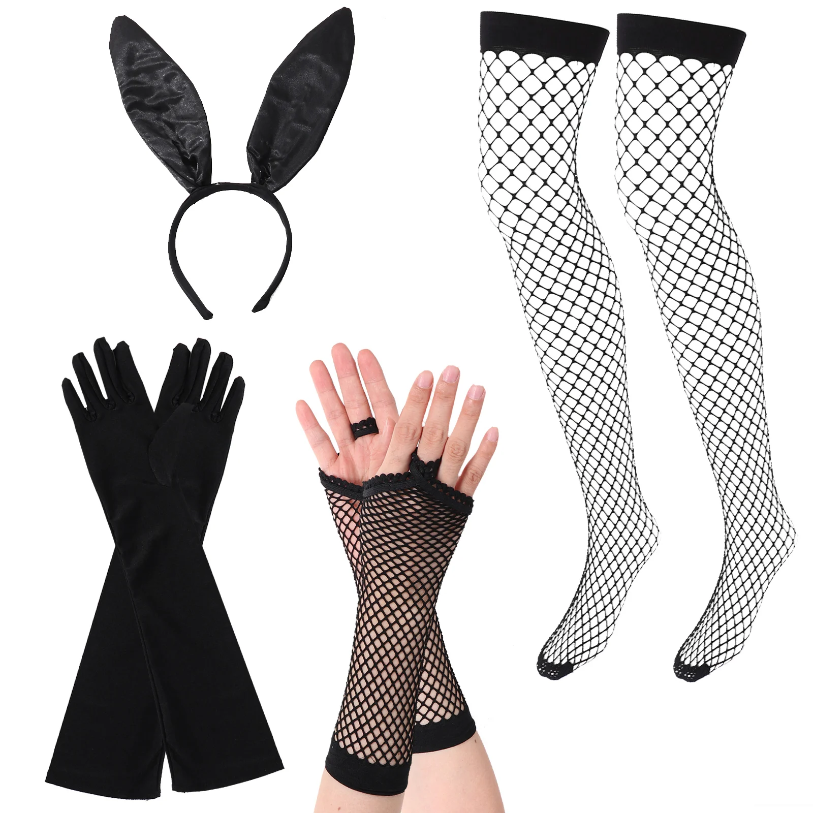 

30Sexy Bunny Costumes Halloween Cosplay Rabbit girls Party Fancy Dress Sexy Nightclub Clubwear Rabbit Girls Uniform Accessories