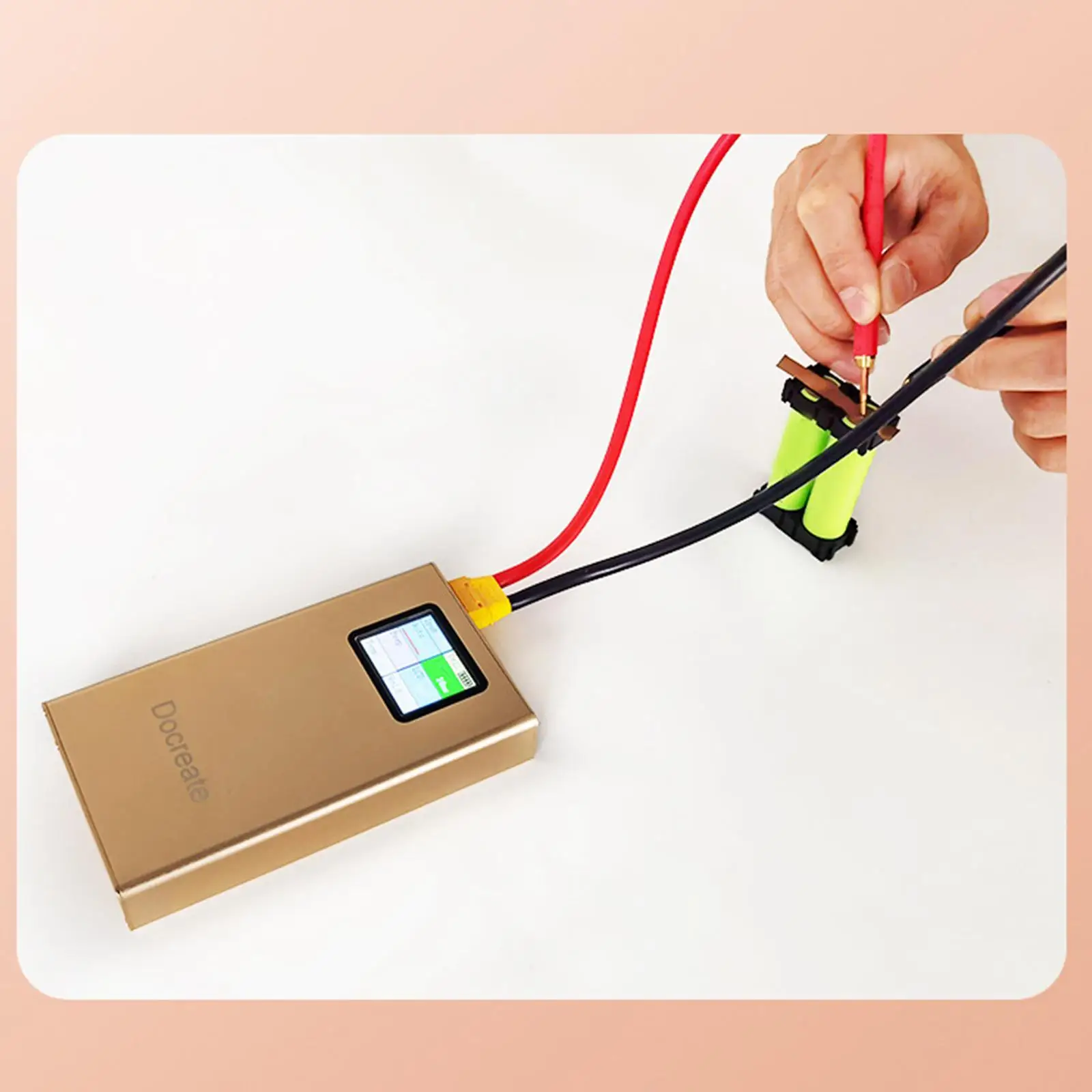 

LCD Display Spot Welder DIY Accessories Aluminum Alloy Repair Tool Adjustable with Welding Pen Portable Handheld