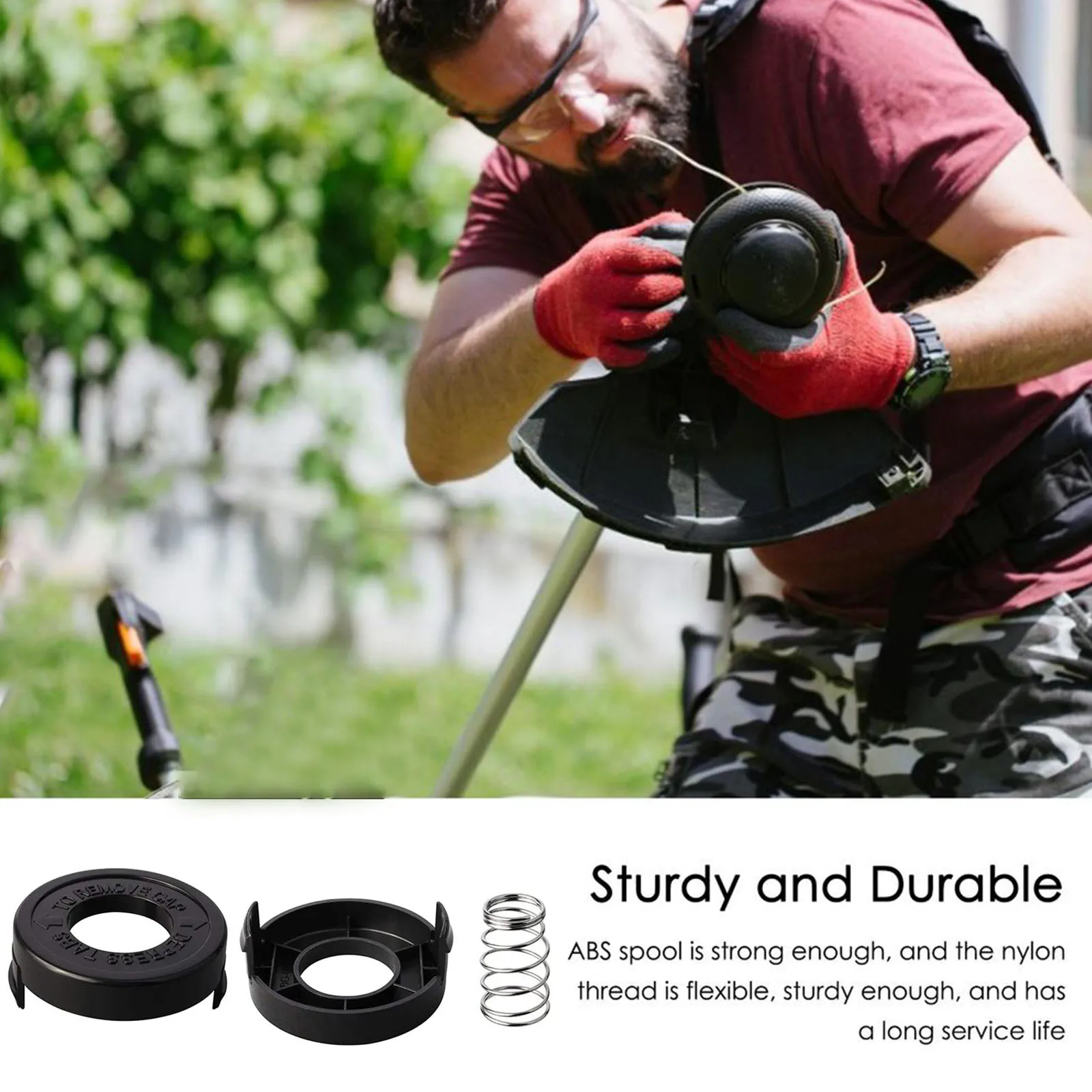 Крышка катушки 68237-02 для ST1000 ST4000 ST4500 замена с пружиной комплекта газонокосилки Black