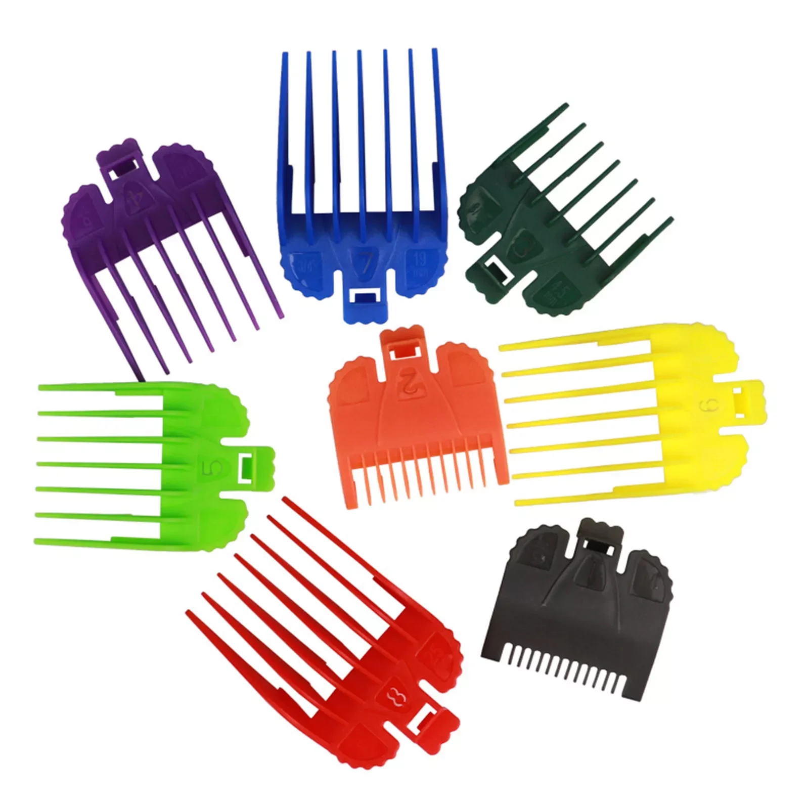 

NEW IN 8 Sizes Cutting Guide Comb Set Limit Comb Set Replacement for Wahl Electric Hair Trimmer Shaver Hairdressing Tool Barber