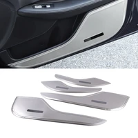 for hyundai sonata dn8 8th 2020 2022 car accessory stainless door anti kick pad cover trim frame interior decoration molding