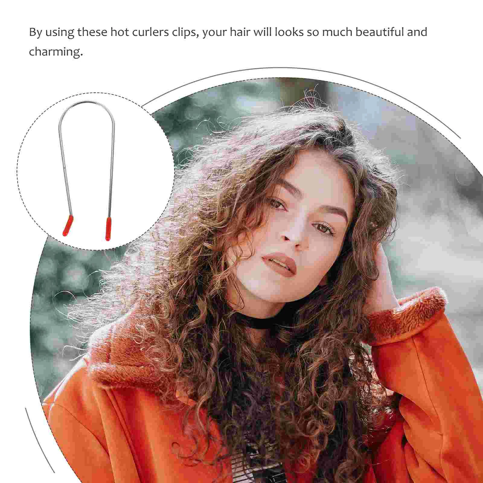 16 шт. заколка для волос U-образный зажим горячий ролик колесо прокрутки крепежные