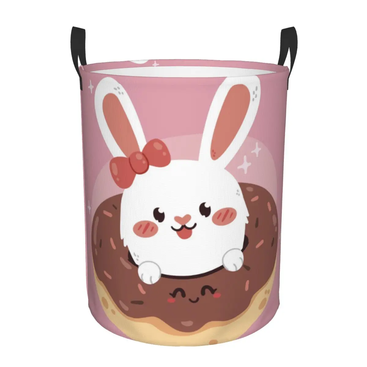 

Складная корзина для белья с изображением милого кролика