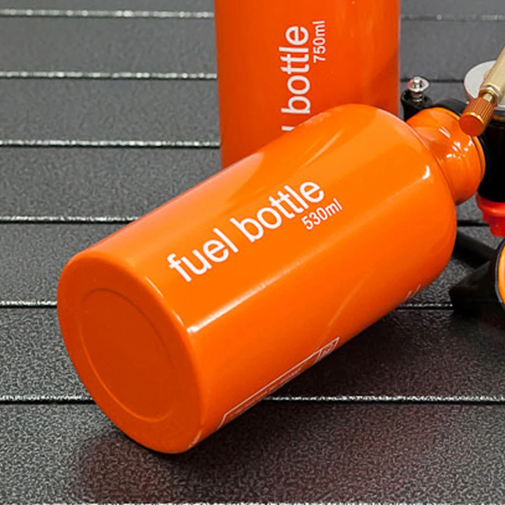 

530ML Gas Oil Fuel Bottle Aluminum For Outdoor Picnic Camping Stove Alcohol Gasoline Gasoline Canister Camping Equipment