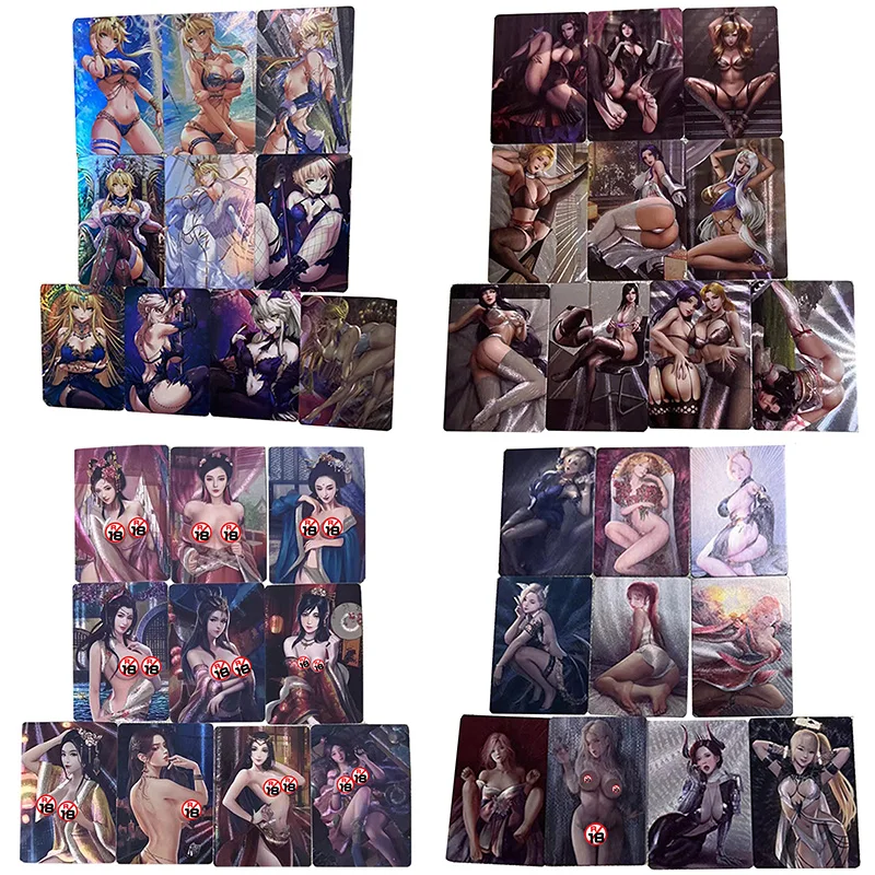 10 шт./компл. сексуальная открытка для девочек в стиле аниме FGO Altria Pendragon Lancer Alter Tifa