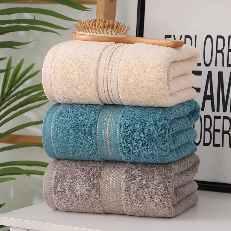 

70x140cm 100% Cotton Bath Towel Adult Soft Absorbent Towels Bathroom Sets Large Beach Towel Luxury Hotel Spa Towels For Home