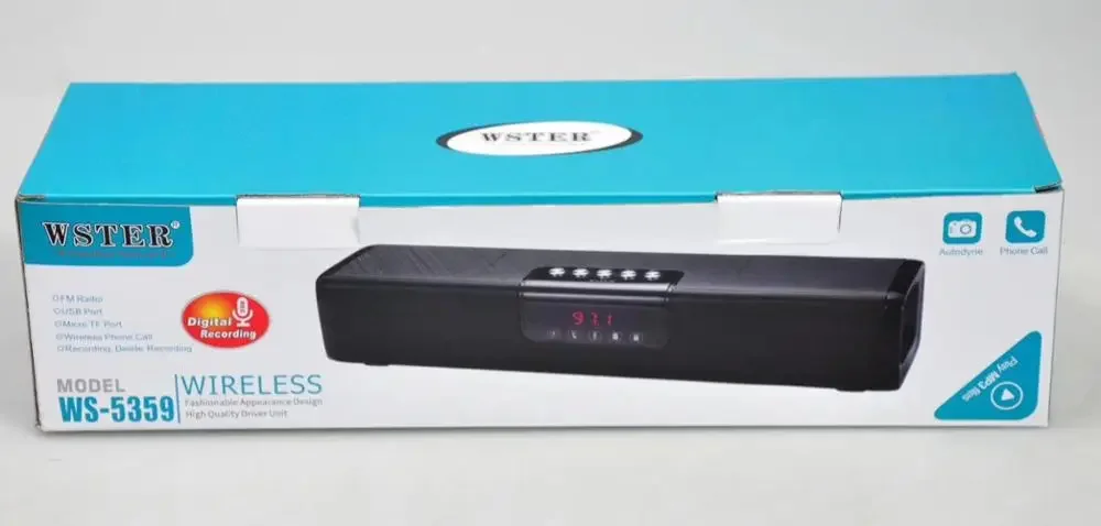 WSTER WS5359 с поддержкой USB/TF-карты/FM-радио