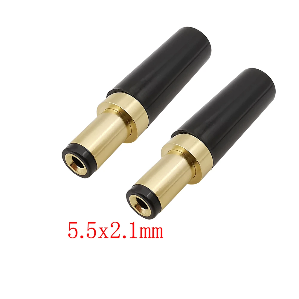 

2 шт. Штекер питания постоянного тока DC 5,5x2,5 мм, 5,5x2,1 мм, 4,0x1,7 мм, 3,5x1,35 мм