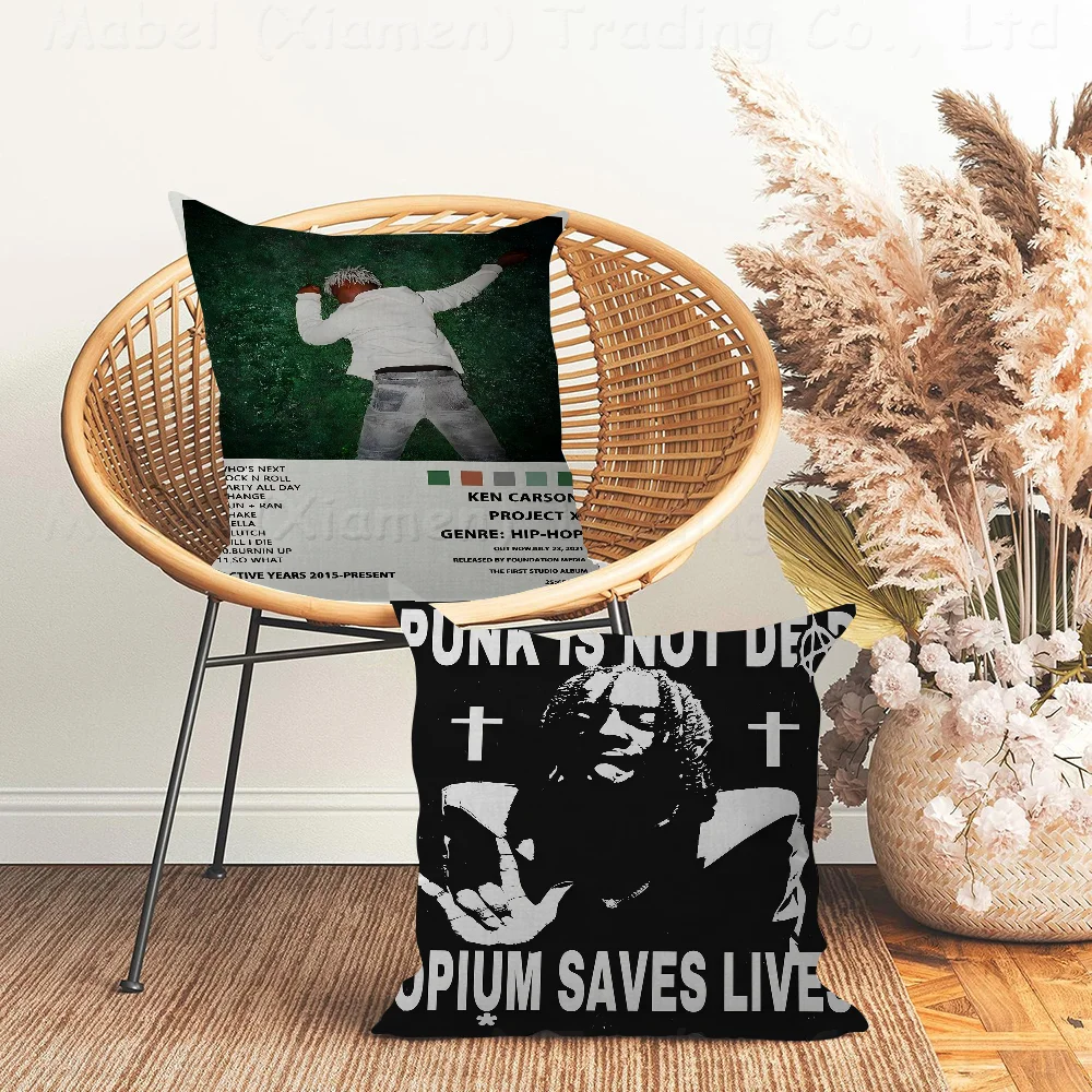 Чехол для подушки MINISO Рэпер Кен Карсон Великий Хаос