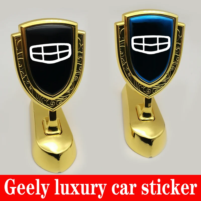 

Auto metal accessories suitable for Geely model hood modification modeling labeling luxury personality logo customization