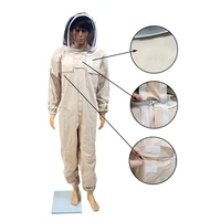 cotton full body beekeeping clothing veil hood hat clothes jacket protective beekeeping suit beekeepers bee suit safety clothing