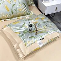 summer machine washed cotton silk air conditioner quilt soft comfortable quilting quilt student dormitory single summer quilt