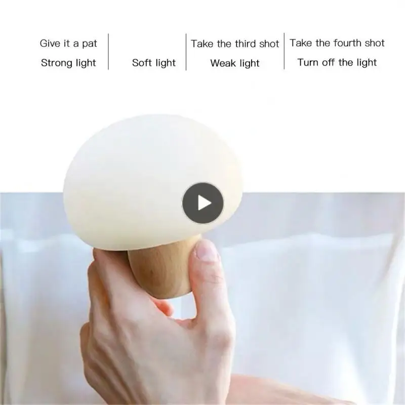 

Touch Sensor Table Lamp Mini Bedroom Night Lamps Atmosphere Lamp Baby Child Sleeping Bedside Lamp Usb Night Lights Rechargeable