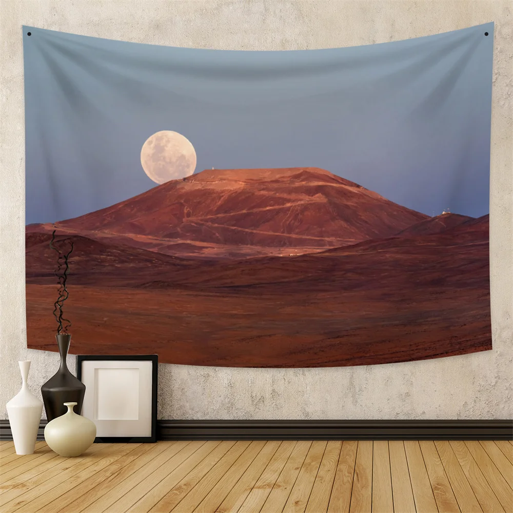 

Sun and Moon Landscape Tapestry Bohemian Bedroom Wall Decoration Room Decaration Items Wall Fabric Tapestries Tapiz De Pared