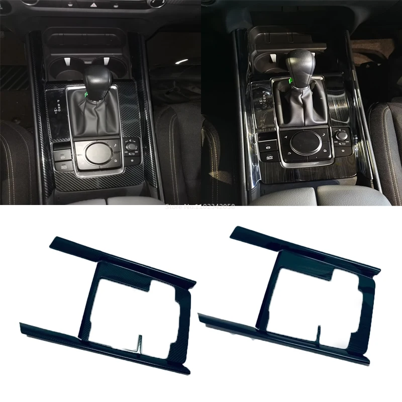 

Для Mazda CX-50 CX 50 2023 2024 из углеродного волокна внутренняя коробка переключения передач панель Крышка отделка стикер Авто аксессуары Стайлинг автомобиля