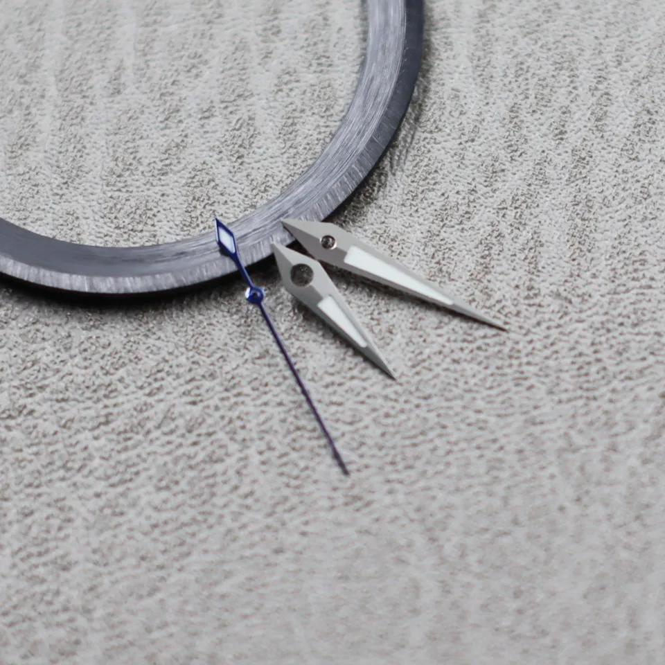 NH35 hands pointer Silver needle green luminous, Watch accessories,suitable for nh35 Second Hands nh36 movement A1~A86