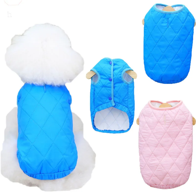 

Blank Dog Padded Coat Pet Clothes Winter Puppy Cat Sleeveless Vest Overcoat Down Jacket Lightweight For Small Medium Dogs Yorkie