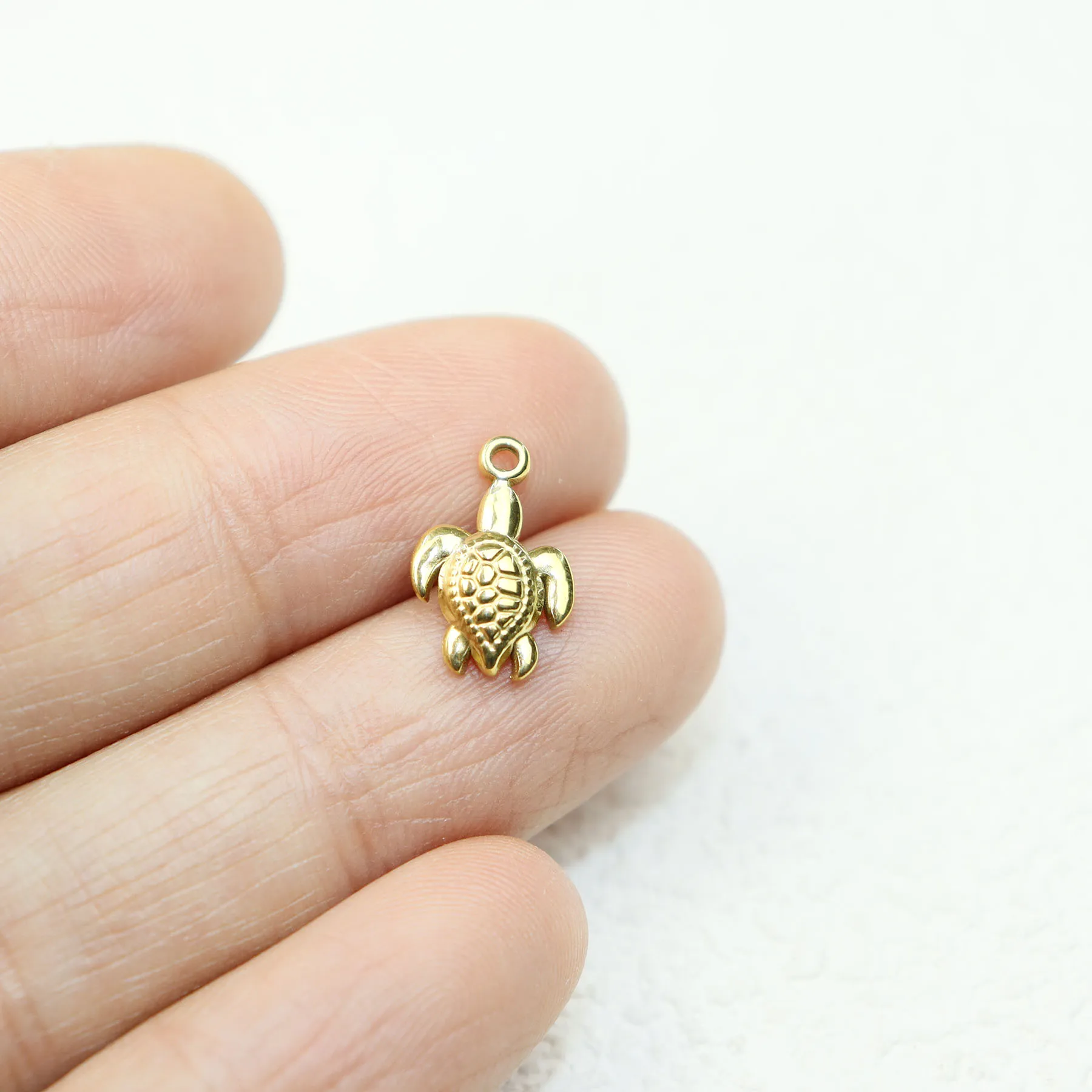 5 шт. мини-черепаха из нержавеющей стали дельфин морской мотив ювелирные изделия