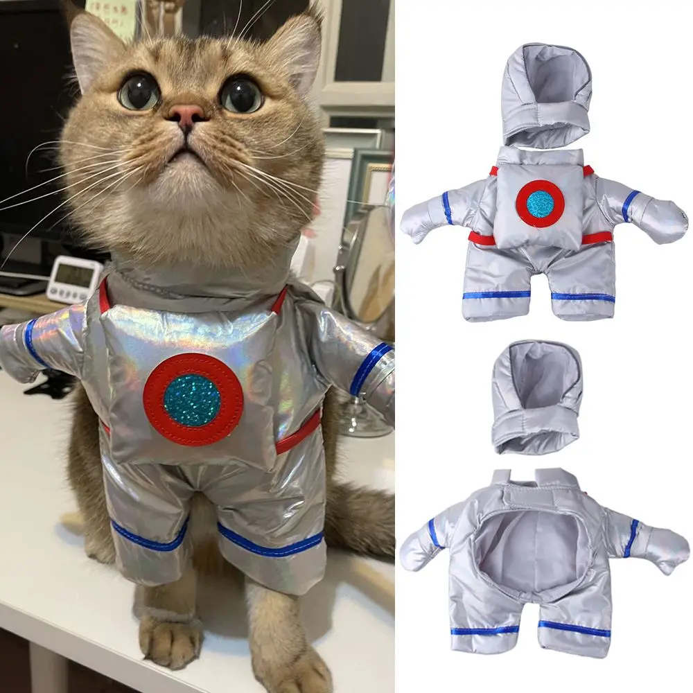 

Funny Cosplay Cats/Dogs Halloween Astronaut Pet Transformation Costume Dress Up Standing