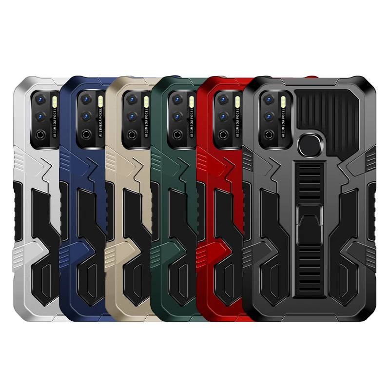 lilimary shockproof phone case for infinix hot 11play hot 10play hot 9play hot 9 bracket protective cover for lnfinix note 7lite free global shipping