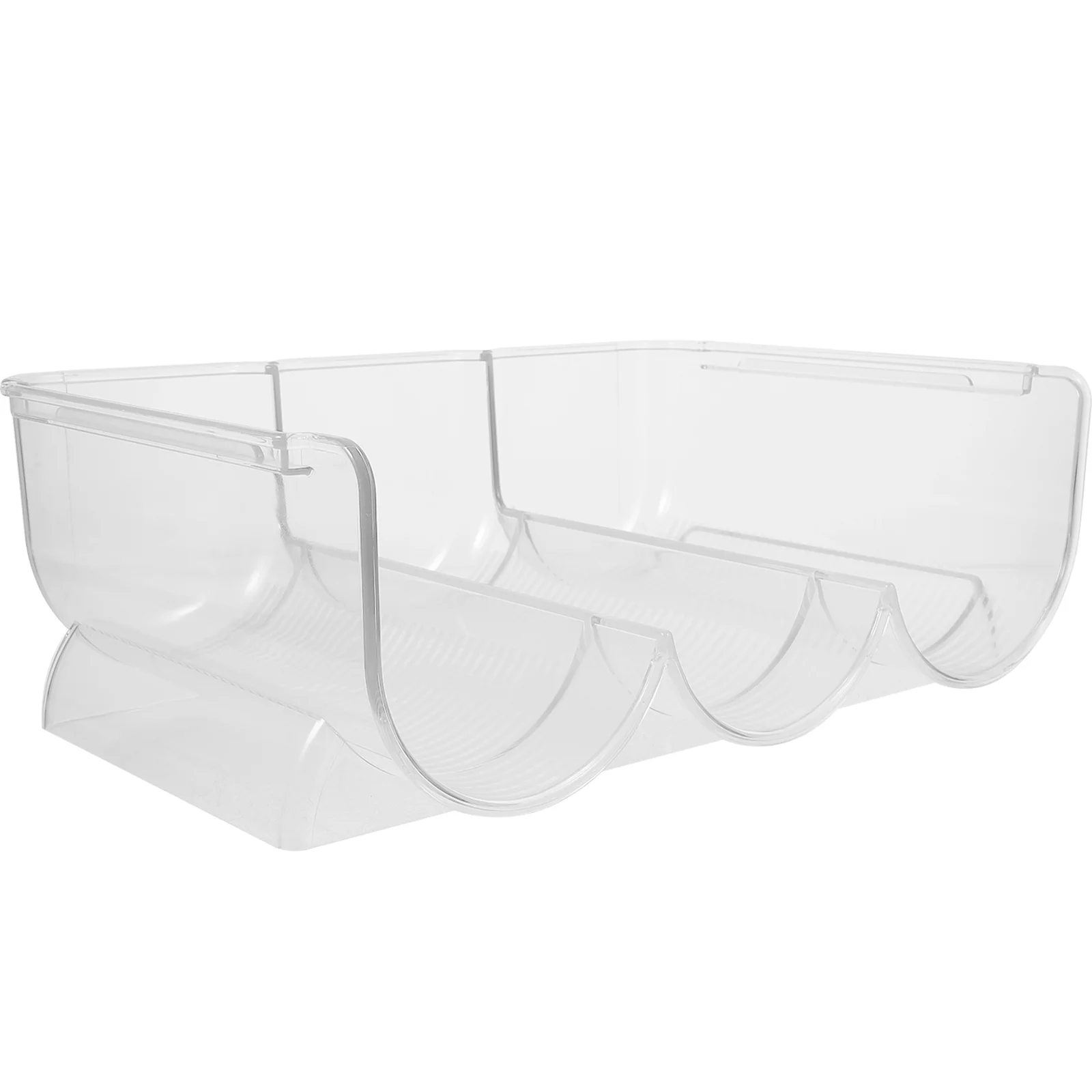 

2 Pcs Soda Can Drink Holder Storage Bin with Lid Fridge Beverage Pp for Refrigerator