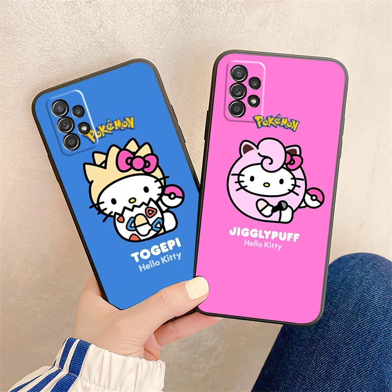 

Hello Kitty Pokémon Phone Cases For Samsung Galaxy S20 FE S20 Lite S8 Plus S9 Plus S10 S10E S10 Lite M11 M12 Carcasa Coque
