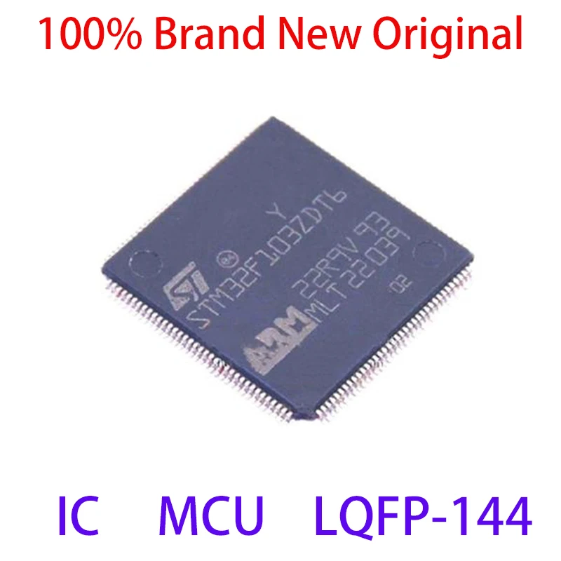 

STM32F103ZDT6 STM STM32F STM32F103 STM32F103ZD STM32F103ZDT 100% Brand New Original IC MCU LQFP-144