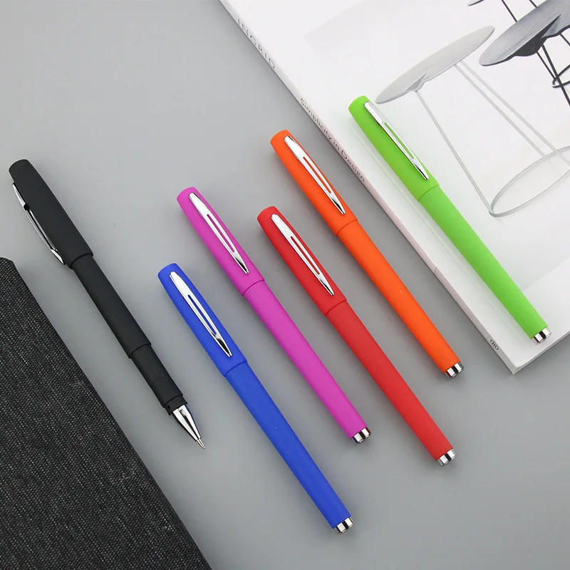 

1Pcs New Gel Pens Black Ink for Simple Writing 0.5mm Refills Kawaii Neutral Pen Office Accessories School Supplies Stationery