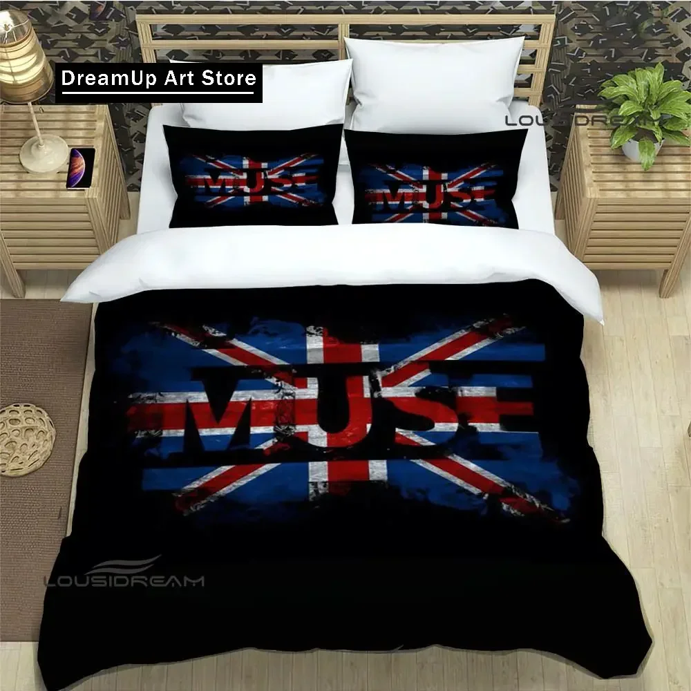 Комплекты постельного белья с принтом рок-группы M-muse комплект изысканных