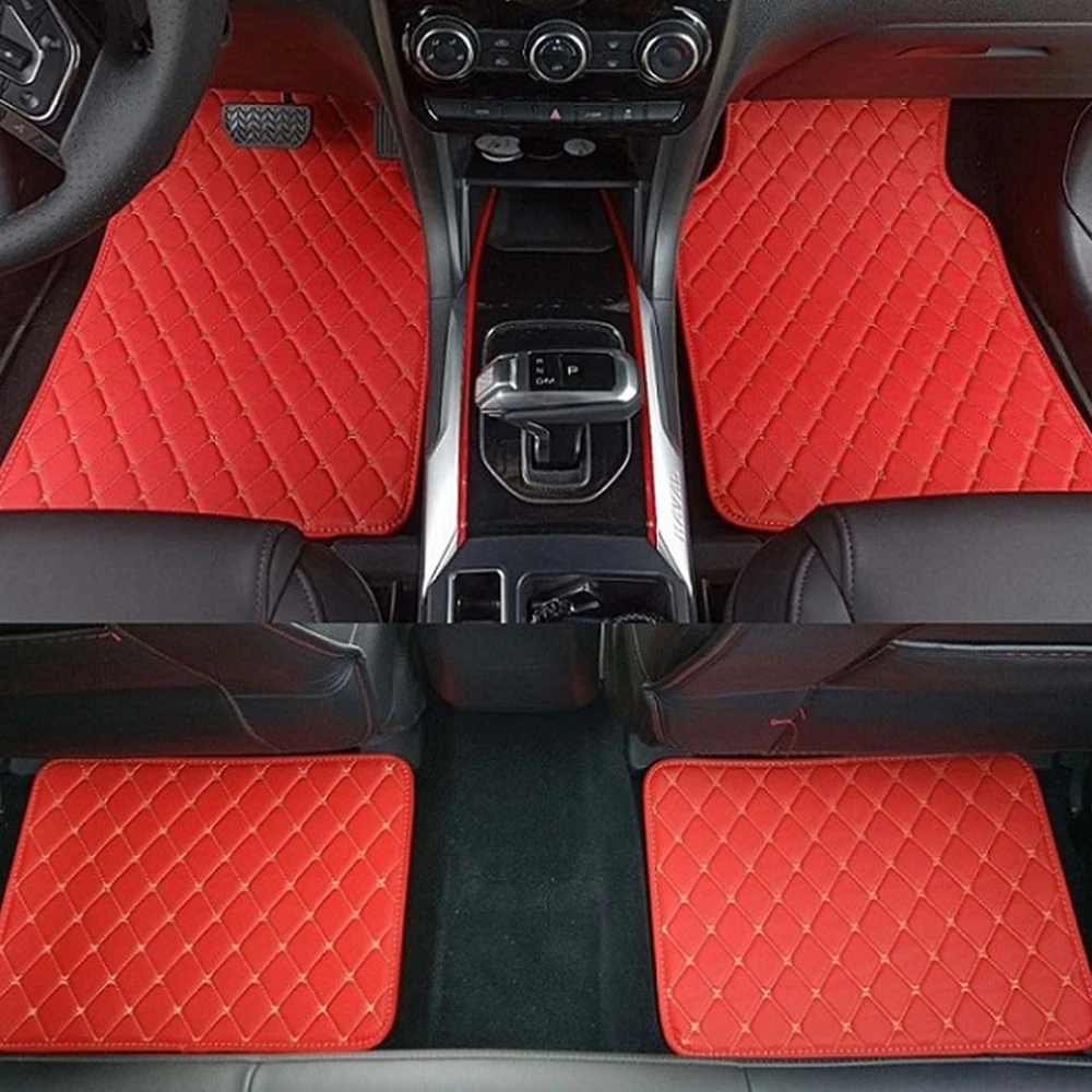Фото Автомобильные коврики из искусственной кожи для Citroen C2, C3, C4, Cactus, C5, C4 Picasso, C6, DS3, DS4, DS5 (5 мест), аксессуары для салона автомобиля №5