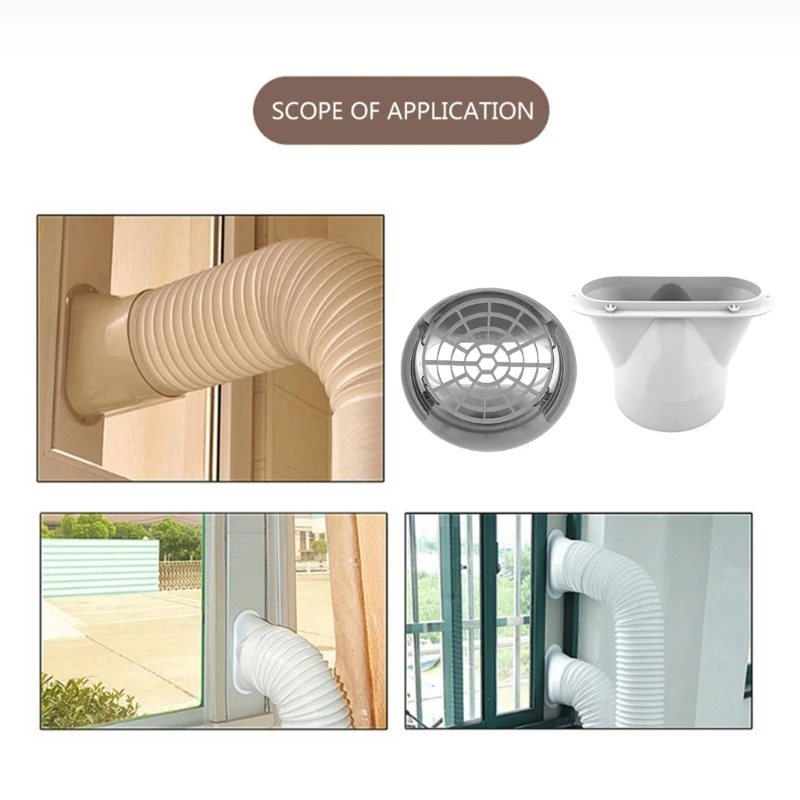 

Мобильный кондиционер, прочный сетчатый фильтр, разъем выхлопной трубы с плоским горлышком, Прямая поставка