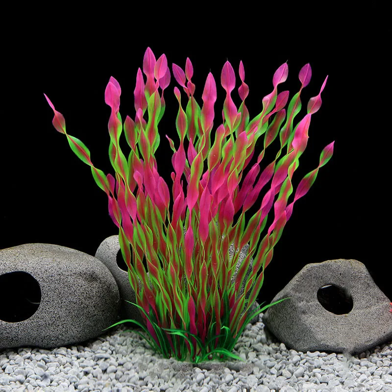

Artificial Aquarium Plant Decor Water Grass Fish Tank Ornament Underwater Landscape Viewing Water Weeds Cycads Plants