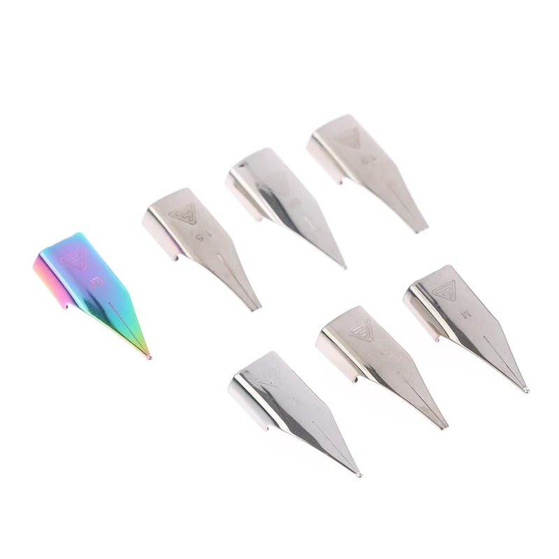 

2022 3pcs 757# Fountain Pen Nib Accessories Dazzling F/EF/M Art Nib School Supplies fountain pen nibs School Supplies Wholesale