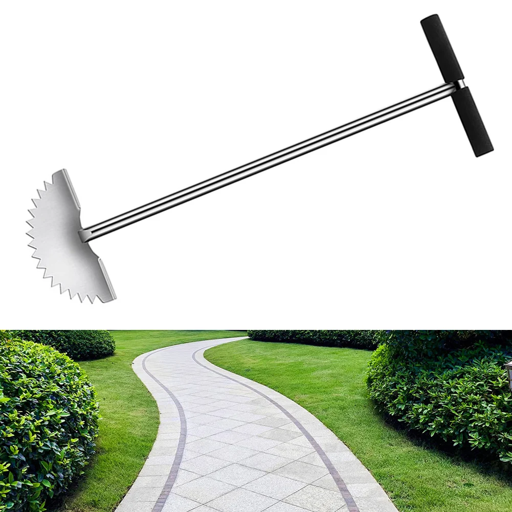 1pc Stainless Steel Lawn Half Moon Trimmer For Sidewalk, Landscaping, Garden Lawn Trimming Tool Plant Accessories