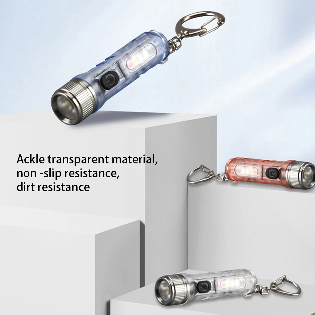 

Keychain Flashlight Waterproof Keyring Torch Emergency Lighting Key Chain