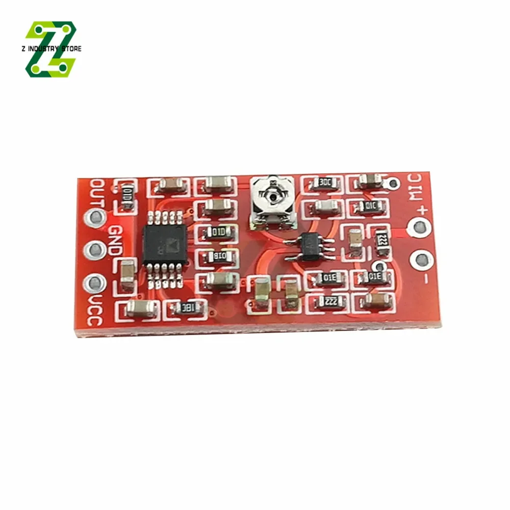 

DC3 ~ 5V MAX4466 модуль электретного микрофонного предусилителя плата усилителя аудиосигнала с голосовым компрессором SSM2167